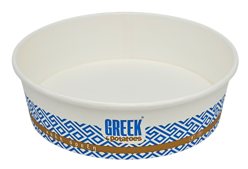 GREEK&POTATOES Saladier rond Ø18.5cm 900ml 200pcs PAPEX
